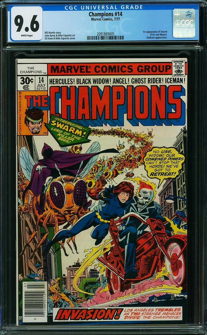 Champions #14 (Marvel, 1977) CGC 9.6 Rare collectible with strong visual appeal and excellent: Champions #14 (Marvel, 1977) CGC 9.6 Rare collectible with strong visual appeal and excellent display quality. Perfect for any pop culture enthusiast or serious collector.