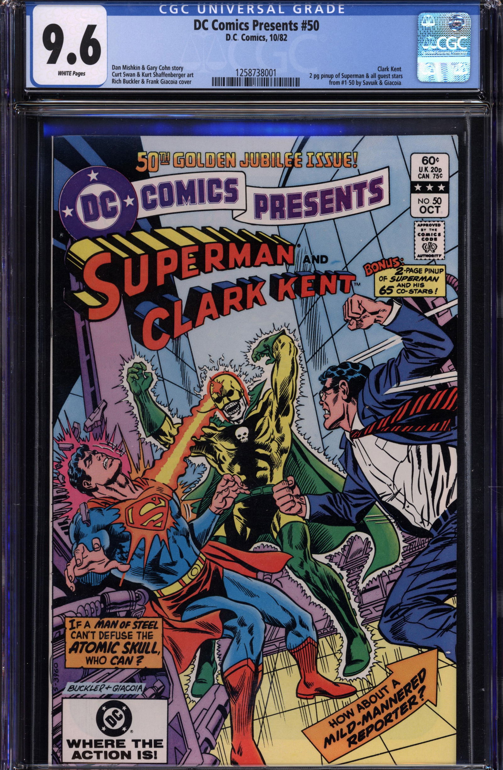 DC Comics Presents #50 (DC, 1982) CGC 9.6 A sharp, high-grade CGC 9.6 (Near Mint+) example from (1 of 1)