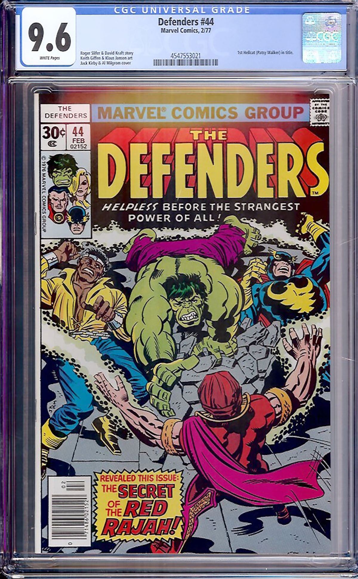 Defenders #44 (Marvel, 1977) CGC 9.4 Rare collectible with strong visual appeal and excellent (1 of 1)