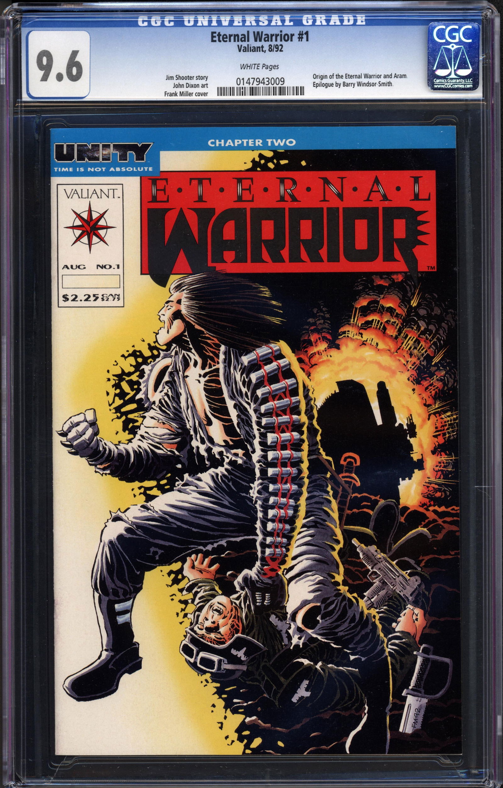 Eternal Warrior #1 CGC 9.6 w Rare collectible with strong visual appeal and excellent display: Eternal Warrior #1 CGC 9.6 w Rare collectible with strong visual appeal and excellent display quality. Perfect for any pop culture enthusiast or serious collector.