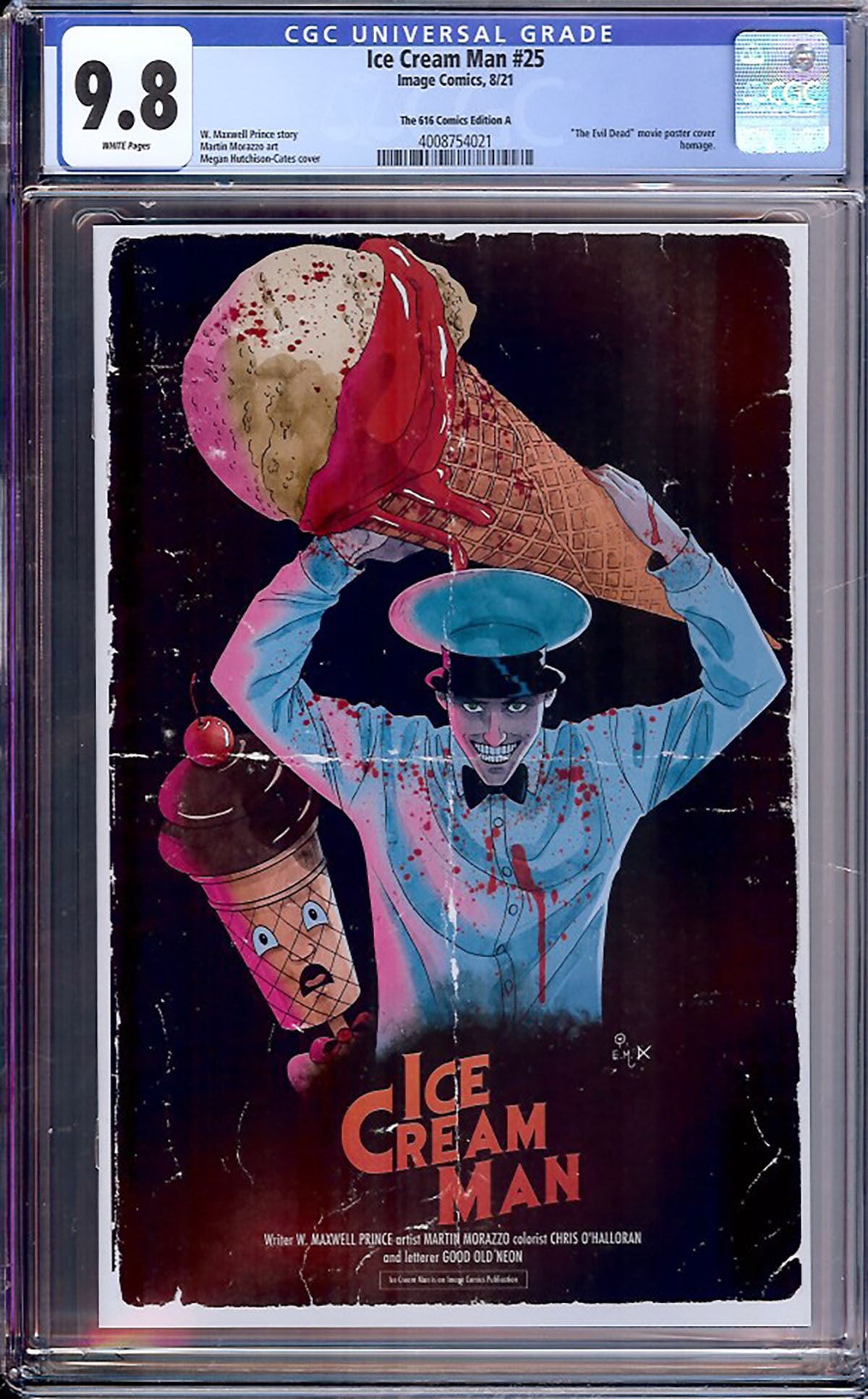 Ice Cream Man #25 CGC 9.8 w The 616 Comics Edition A Rare collectible with strong visual appeal (1 of 1)