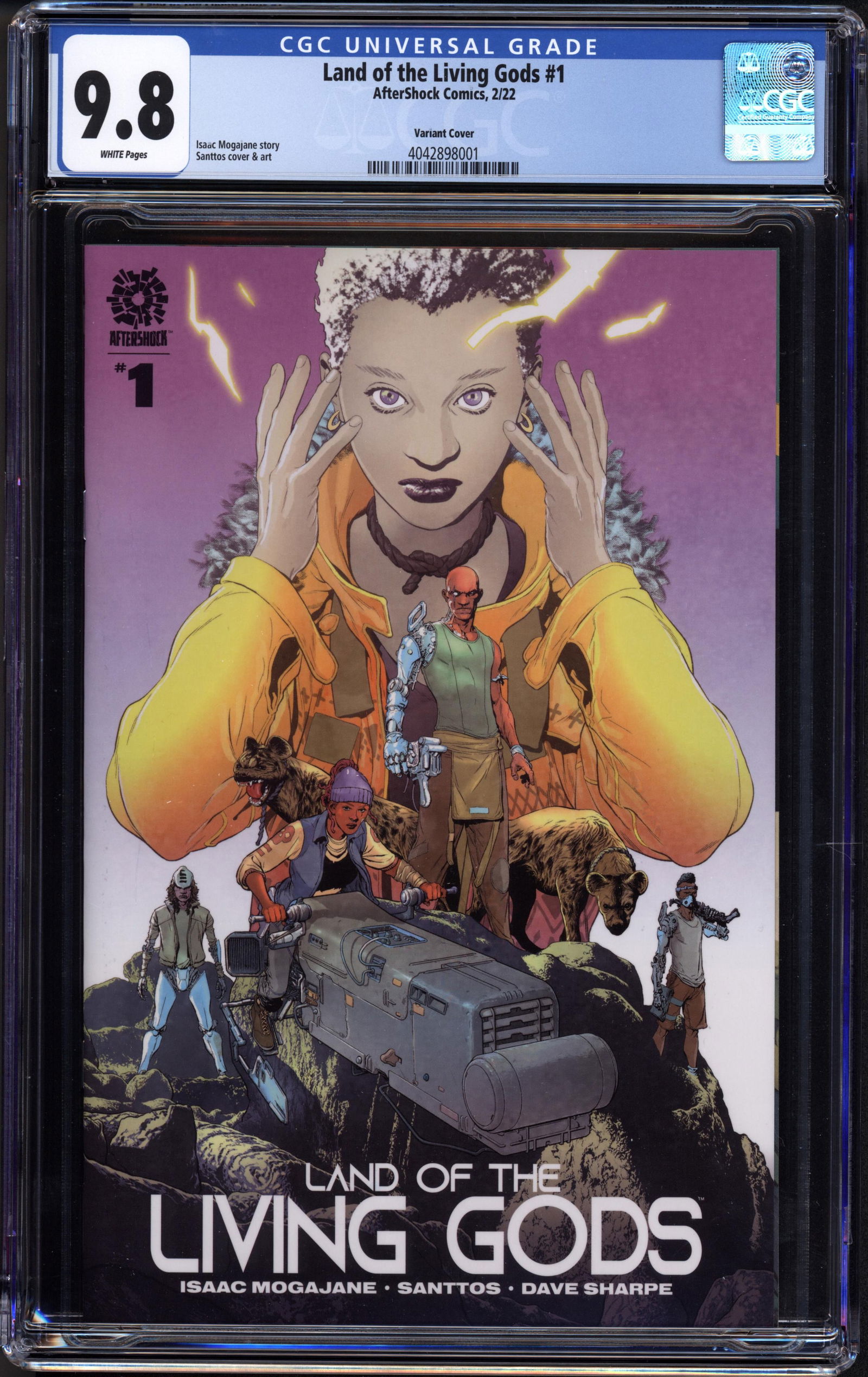 Land of the Living Gods #1 (Aftershock, 2022) CGC 9.8 - 2nd Print Rare collectible with strong: Land of the Living Gods #1 (Aftershock, 2022) CGC 9.8 - 2nd Print Rare collectible with strong visual appeal and excellent display quality. Perfect for any pop culture enthusiast or serious collector.