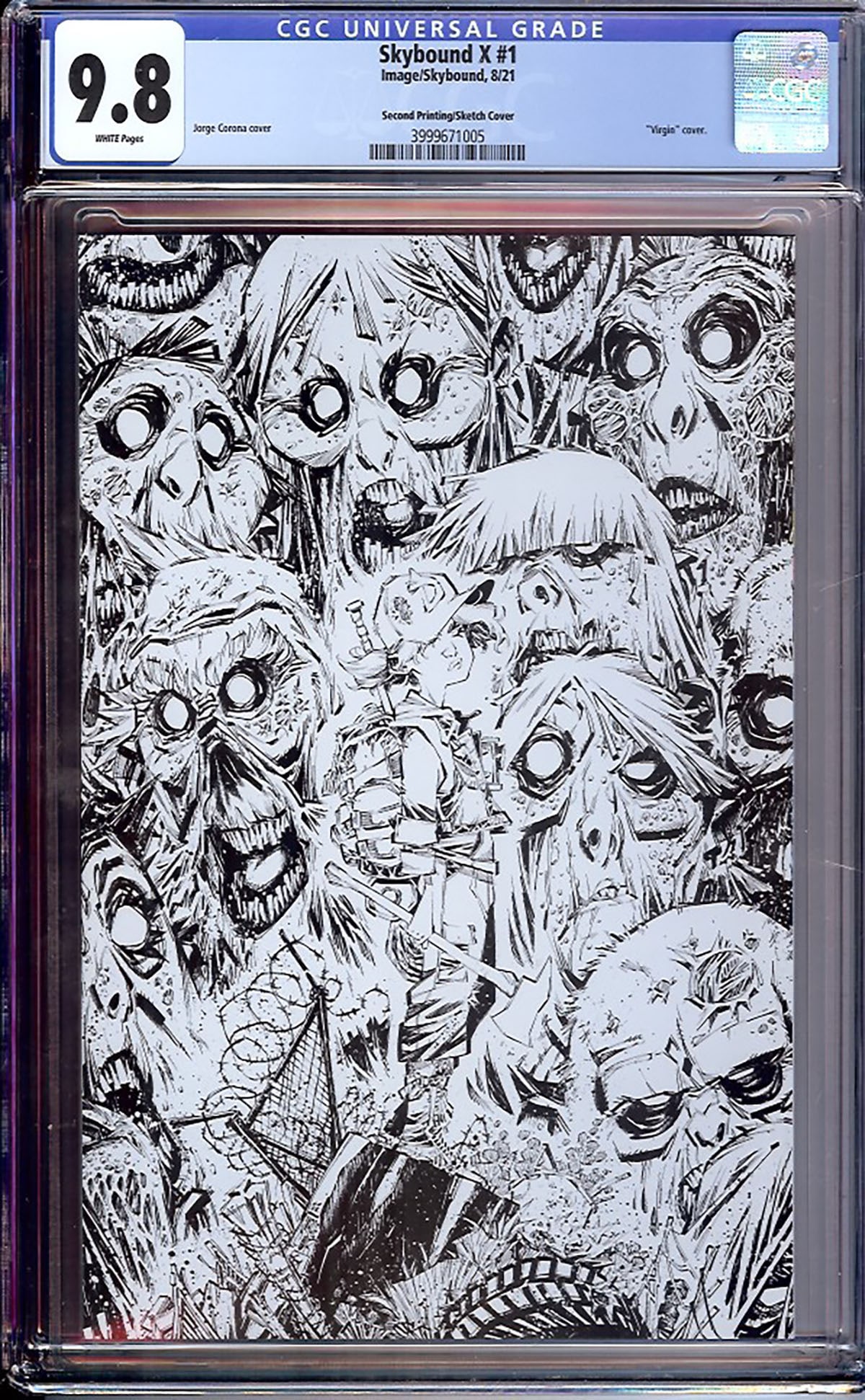 Title: Skybound X #1 (Second Printing / Sketch Cover) Publisher: Image / Skybound Cover Date: (1 of 1)