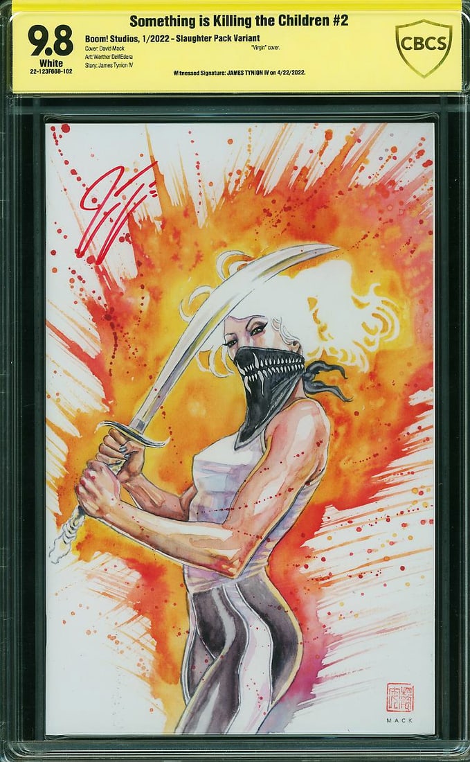 Something is Killing the Children #2 (Boom!, 2022) CBCS 9.8 SS TYNION Rare collectible with strong (1 of 1)
