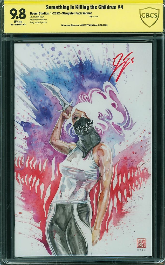 Something is Killing the Children #4 (Boom!, 2022) CBCS 9.8 SS TYNION Rare collectible with strong (1 of 1)