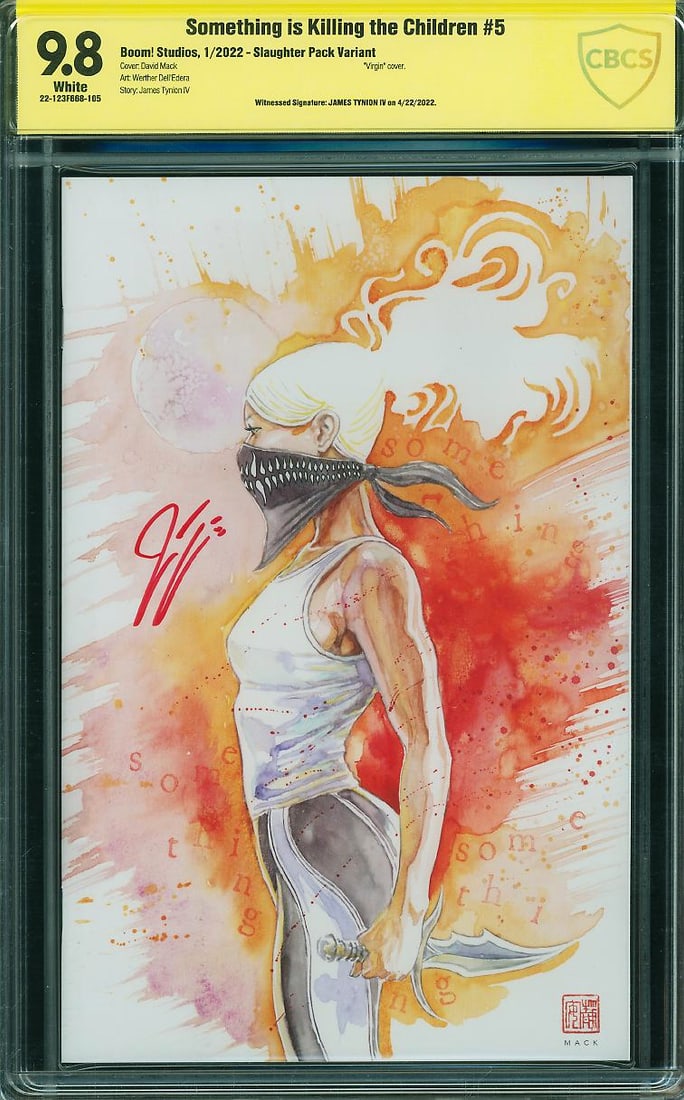 Something is Killing the Children #5 (Boom!, 2022) CBCS 9.8 SS TYNION Rare collectible with strong (1 of 1)