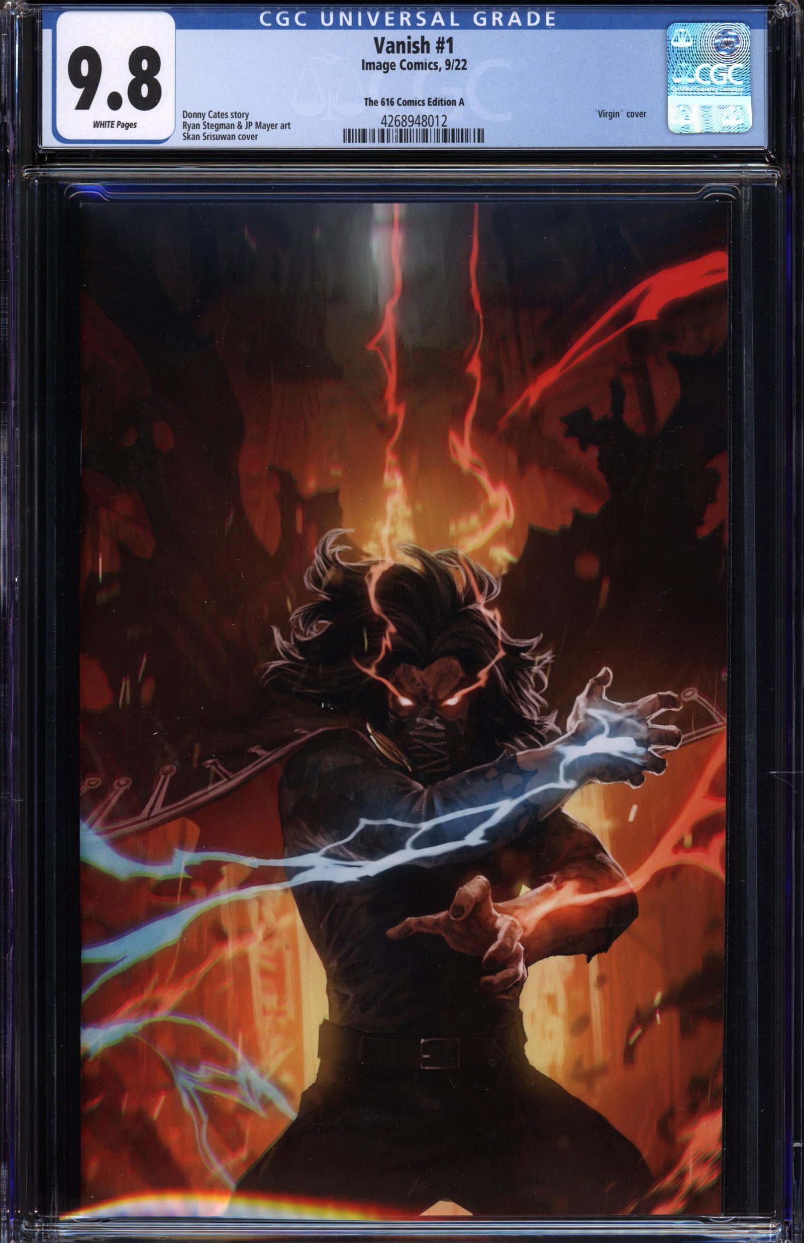 Vanish #1 (Image, 2022) CGC 9.8 - 616 Comics Ed. A Rare collectible with strong visual appeal and: Vanish #1 (Image, 2022) CGC 9.8 - 616 Comics Ed. A Rare collectible with strong visual appeal and excellent display quality. Perfect for any pop culture enthusiast or serious collector.