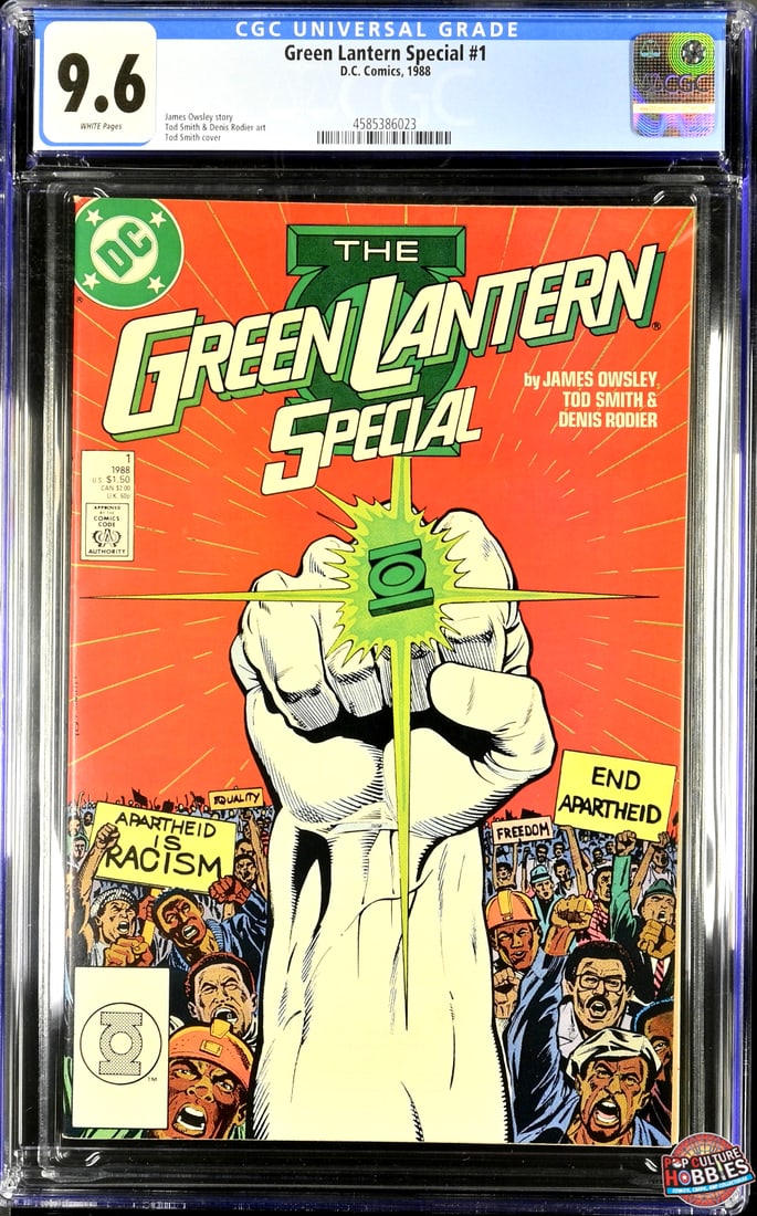 Green Lantern Special #1 (DC Comics, 1988) CGC graded 9.6 Near Mint+ . Prestige-format one-shot (1 of 1)