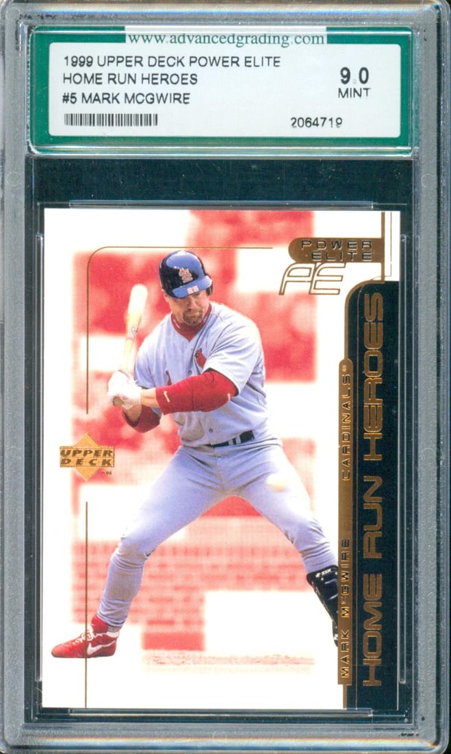 1999 Upper Deck Power Elite – Home Run Heroes Player: Mark McGwire Team: St. Louis Cardinals (1 of 1)