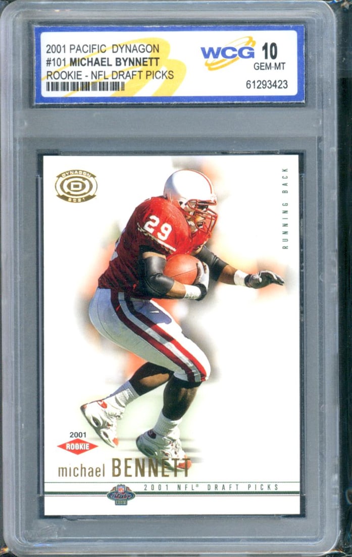 2001 Pacific Dynagon NFL Draft Picks Player: Michael Bennett Card Number: #101 Position: (1 of 1)