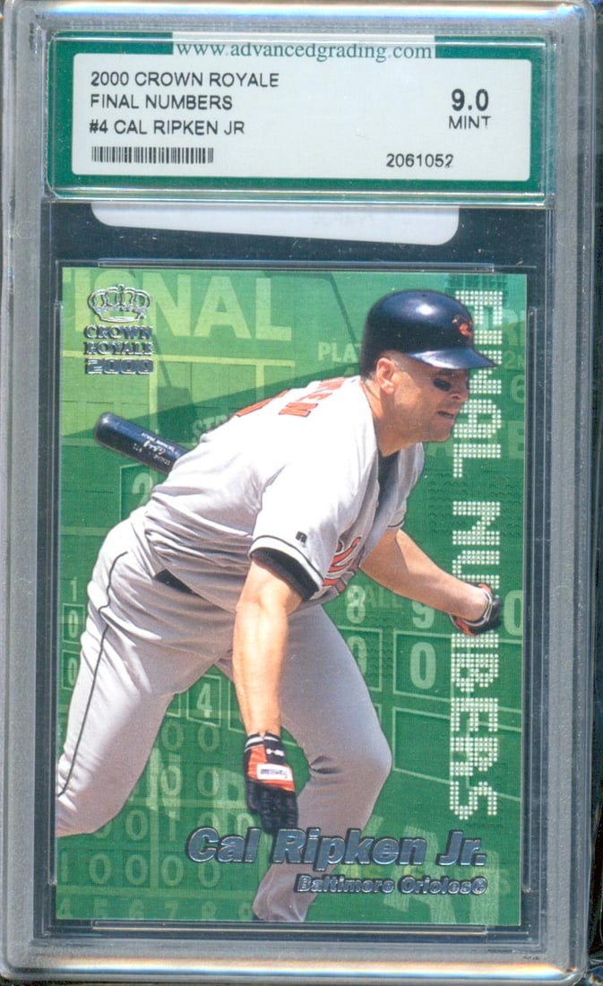 2000 Crown Royale – Final Numbers Card Number: #4 Player: Cal Ripken Jr. Team: Baltimore (1 of 1)