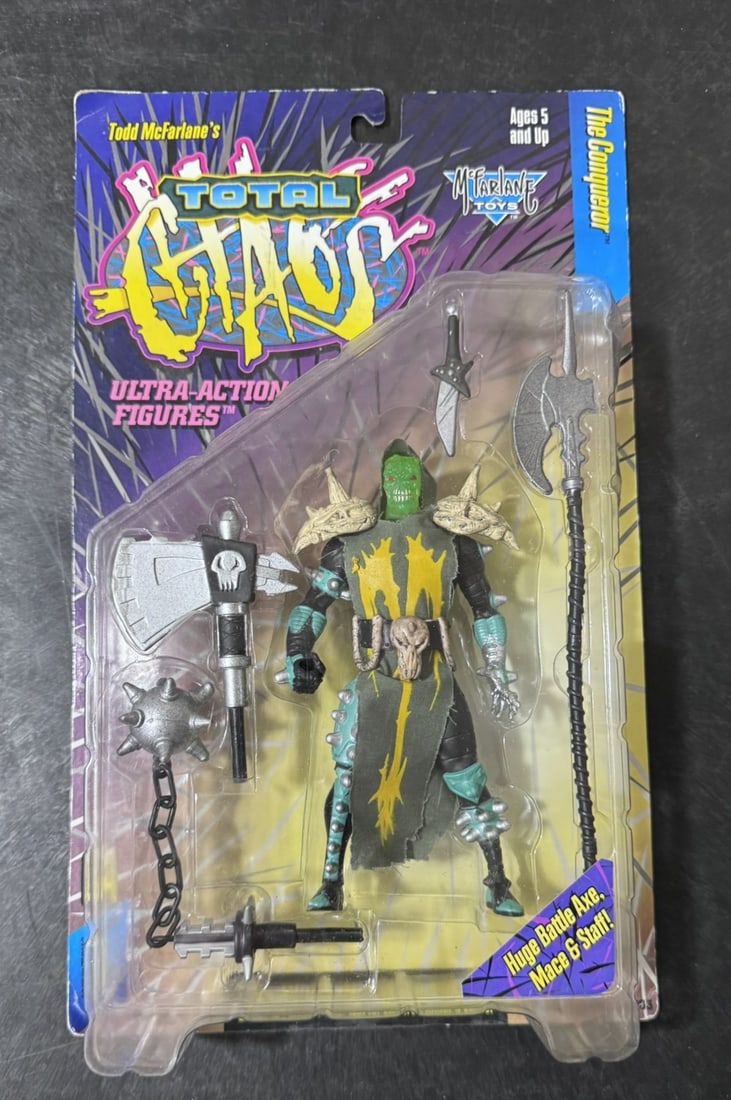 Todd McFarlane’s Total Chaos – The Conqueror Ultra-Action Figure Factory-sealed Total Chaos (1 of 1)