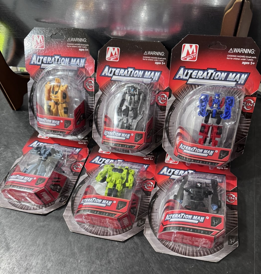Alteration Man 2-in-1 Action Figure Lot (6 Figures) Lot of six factory-sealed Alteration Man (1 of 1)