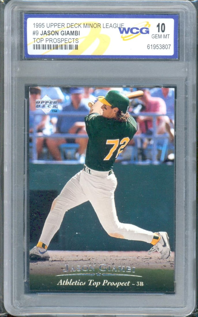 1995 Upper Deck Minor League – Jason Giambi Set: Upper Deck Minor League Top Prospects Card (1 of 1)