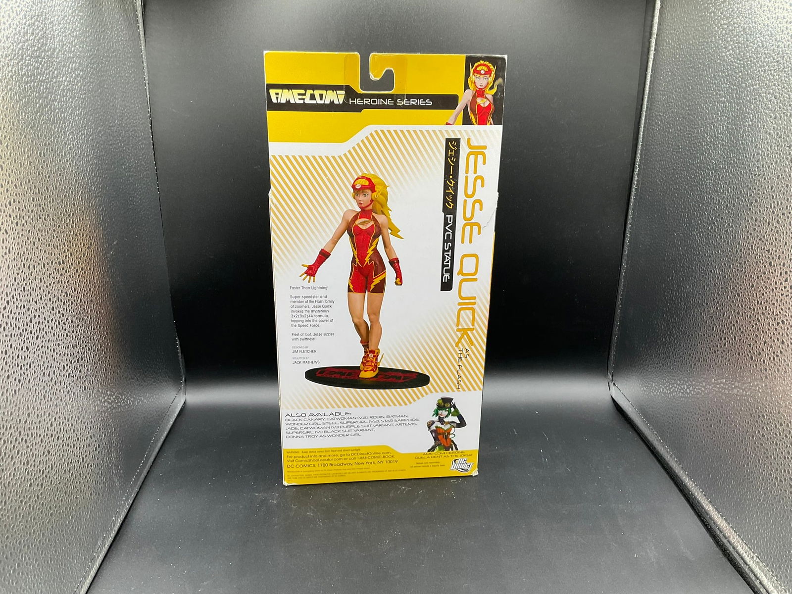 Description: DC Direct Ame-Comi Heroine SeriesJesse Quick PVC statue, featuring stylized - 2