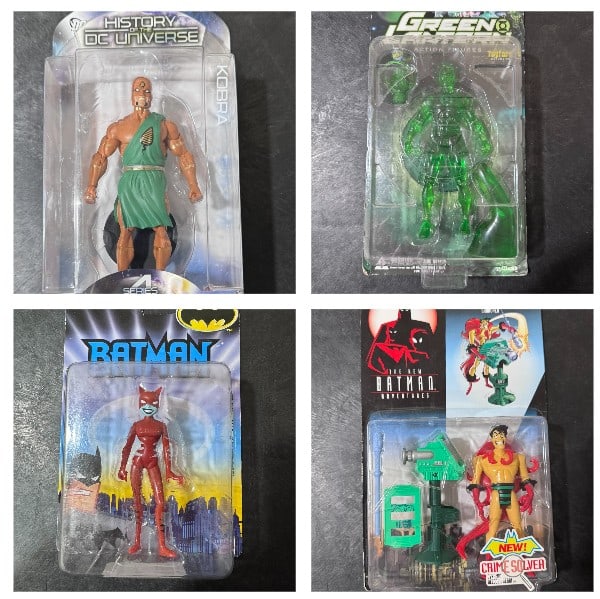 DC Comics Action Figure Lot Group lot of DC action figures featuring a mix of classic characters (1 of 5)