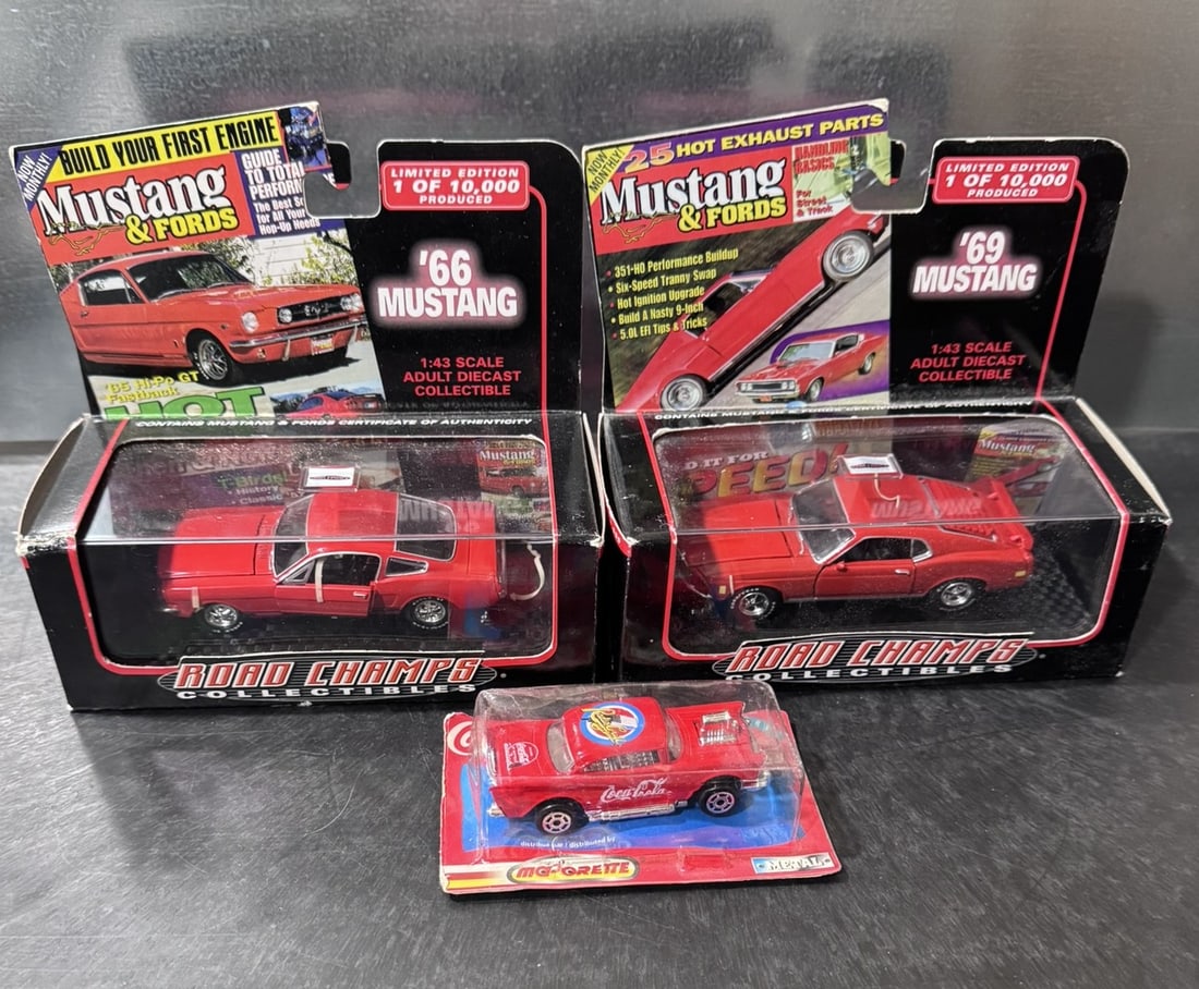 Road Champs & Majorette Mustang Diecast Lot (3) – Factory Sealed Included in this lot: • (1 of 1)