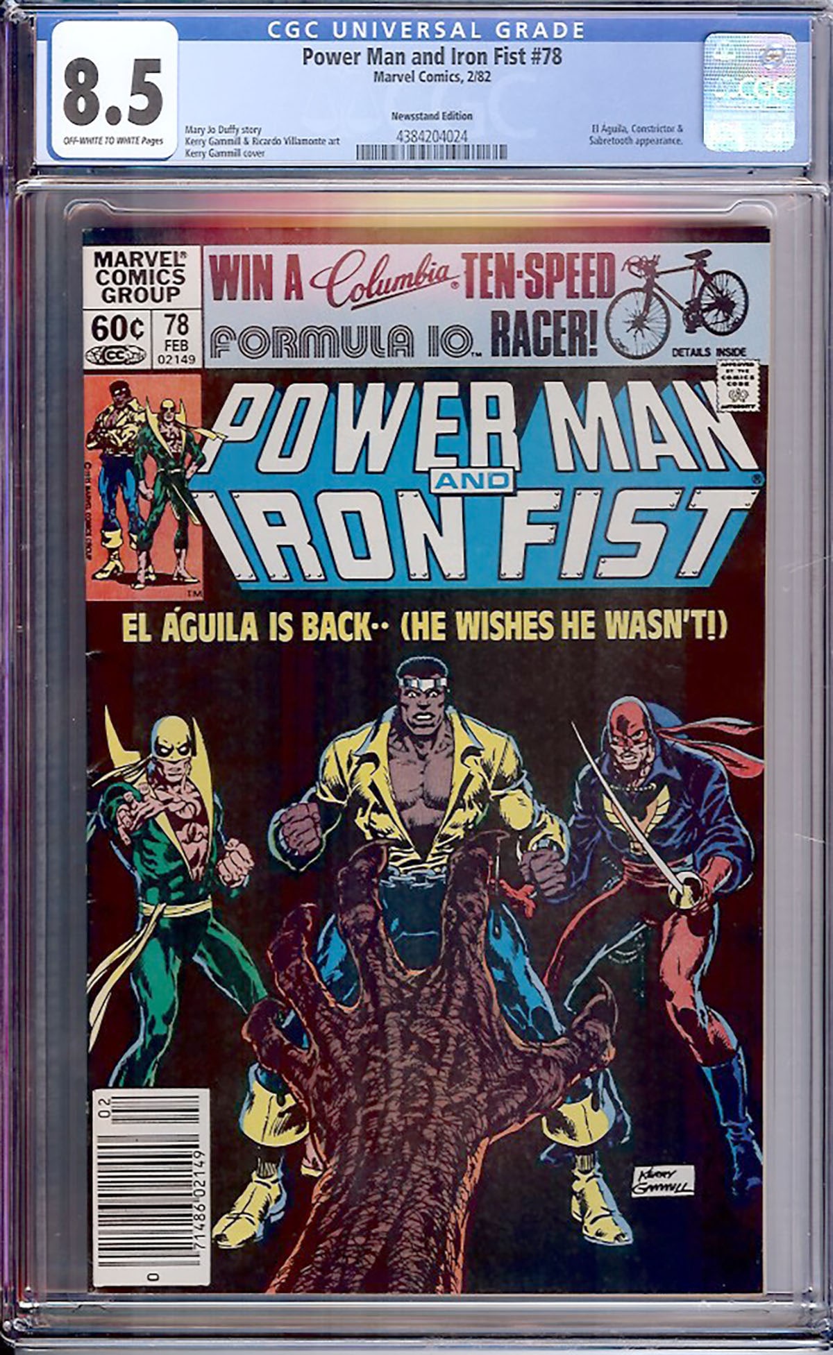 Power Man And Iron Fist #78 (Marvel, 1981) — CGC 8.5 Certified CGC-graded comic book, (1 of 1)