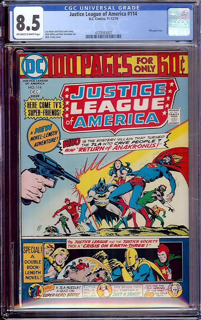 Justice League of America #114 (DC, 1974) CGC 8.5 (1 of 1)