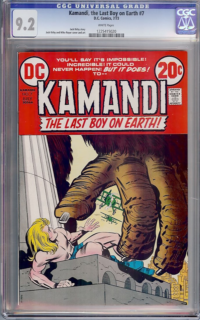 Kamandi, the Last Boy on Earth #7 (DC, 1972) CGC 9.2 (1 of 1)