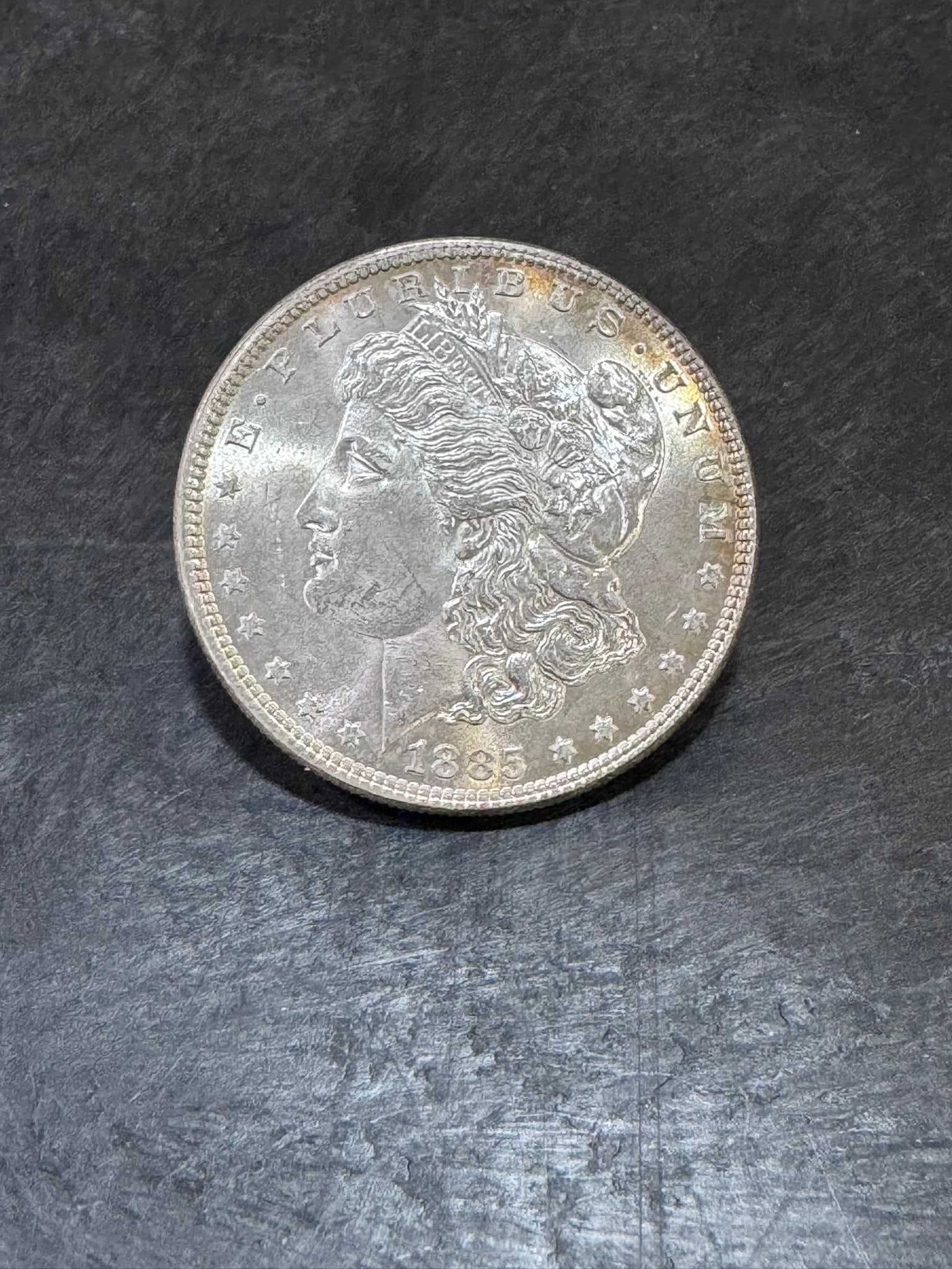 BU 1885 Morgan Silver Dollar – .900 Fine Silver (1 of 2)