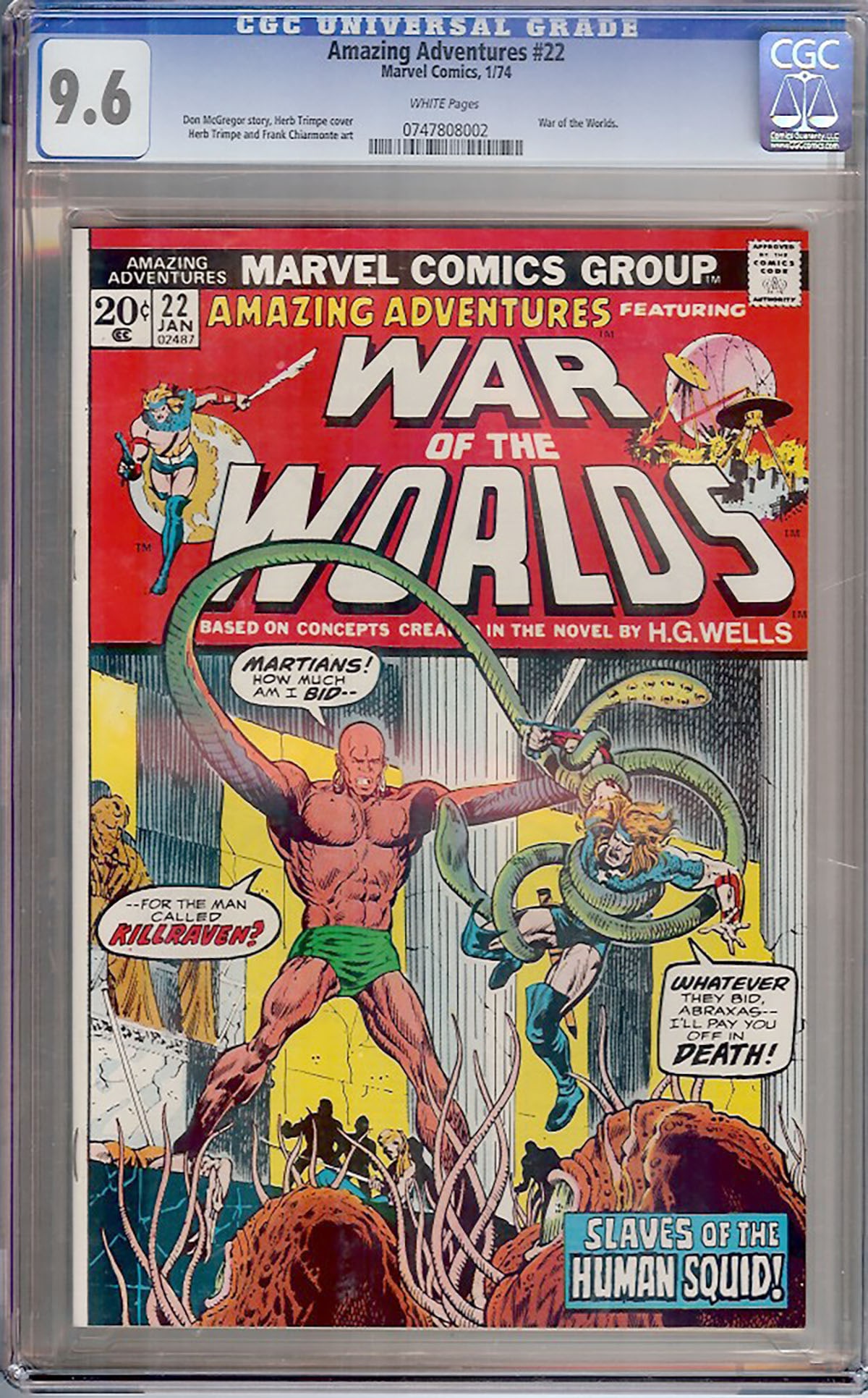 Amazing Adventures #22 (Marvel, 1974) CGC 9.6 (1 of 1)