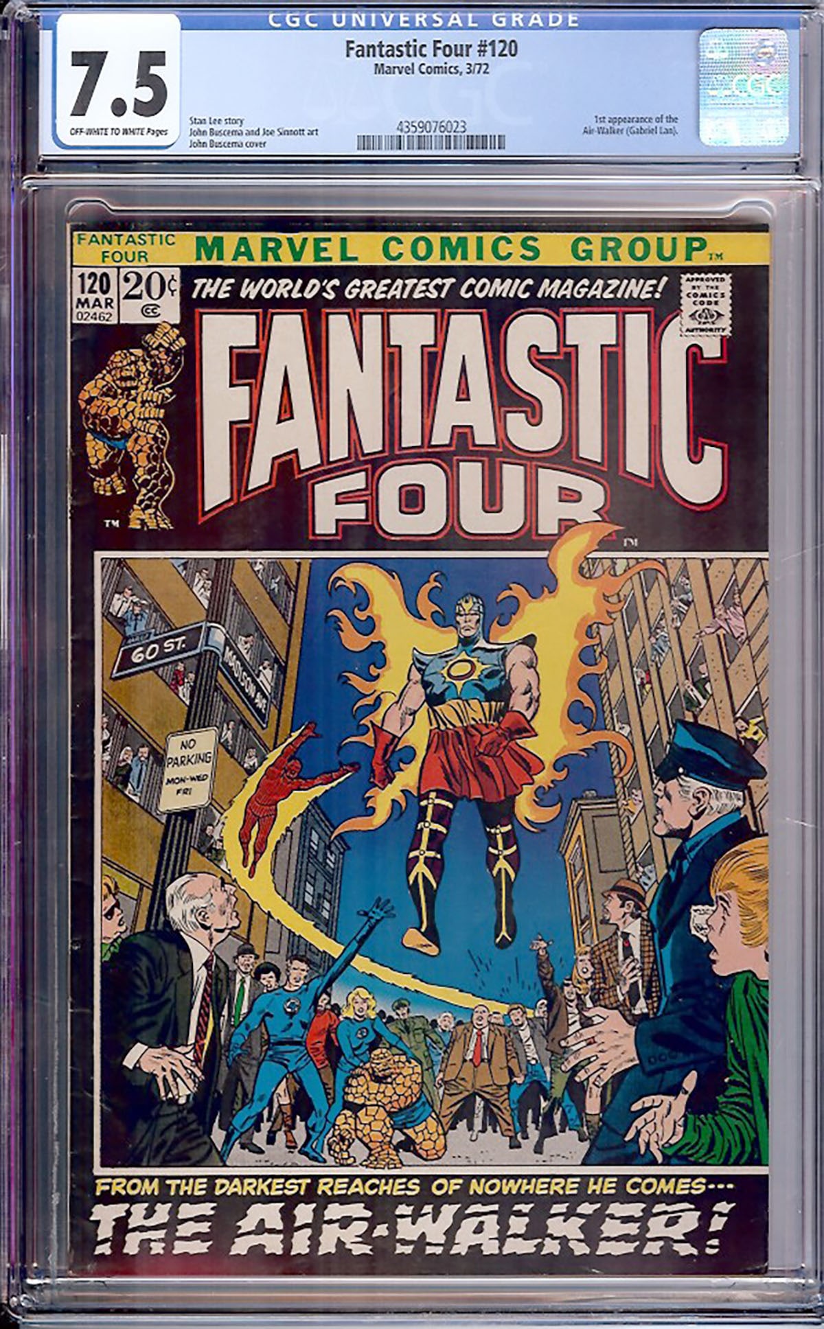 Fantastic Four #120 (Marvel, 1970) CGC 7.5 (1 of 1)