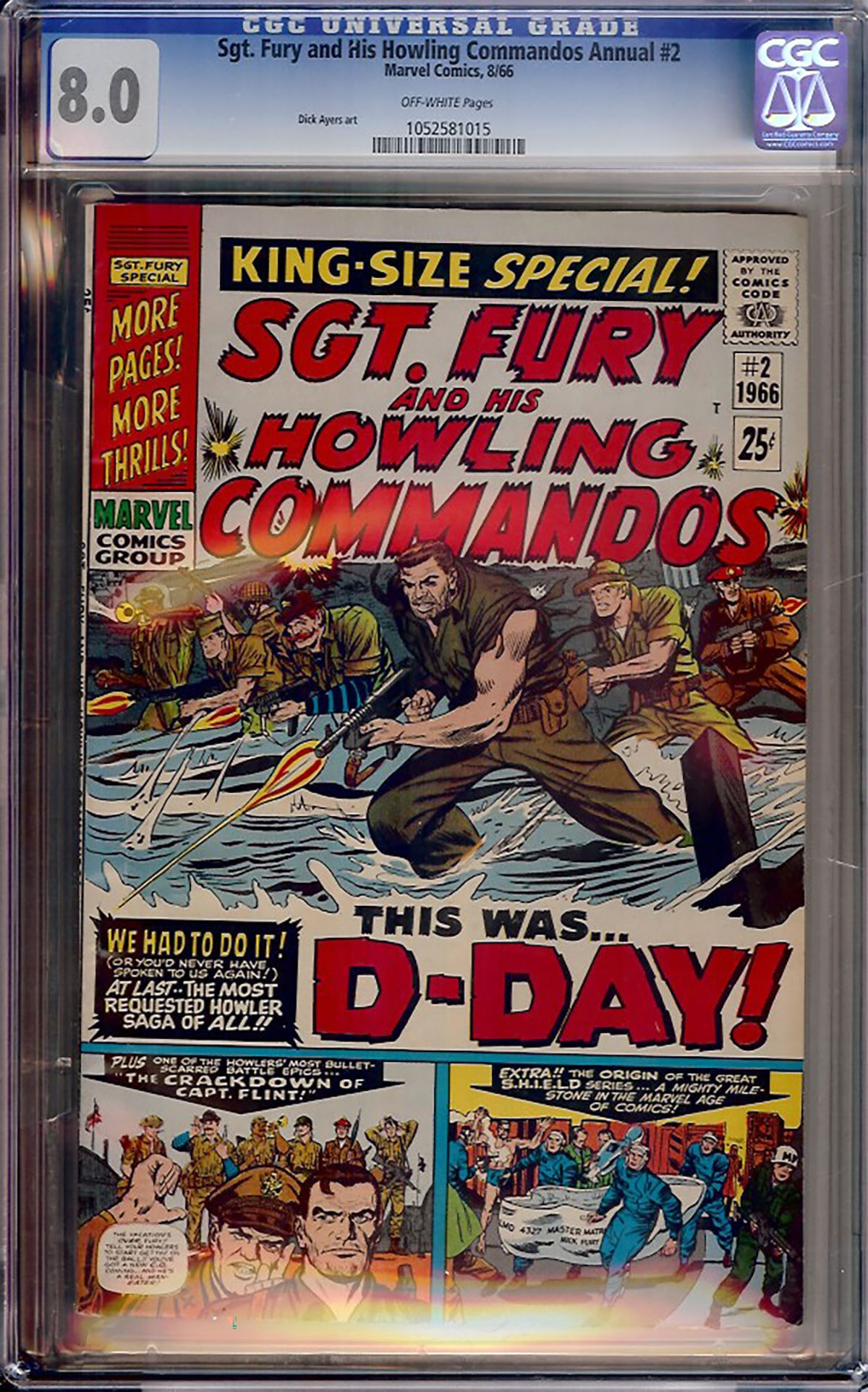 Sgt. Fury and His Howling Commandos Annual #2 (Unknown, Unknown) CGC 8.0 (1 of 1)