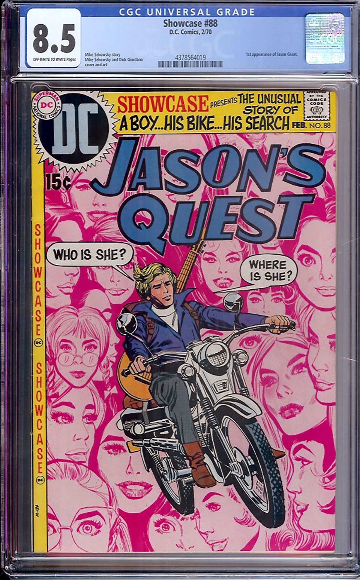 Showcase #88 (DC, 1968) CGC 8.5 (1 of 2)