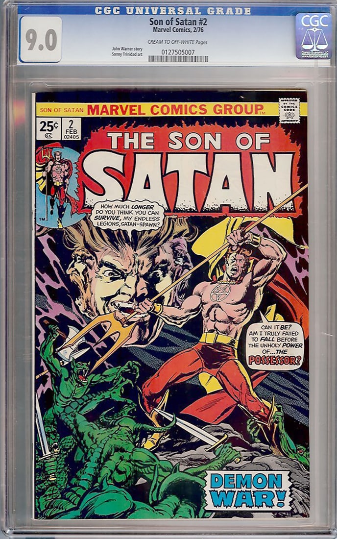 Son of Satan #2 (Marvel, 1974) CGC 9.0 (1 of 1)