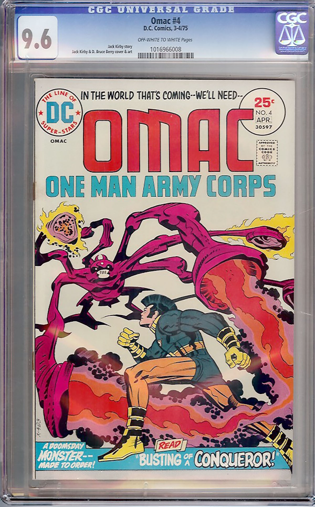 Omac #4 (DC, 1974) CGC 9.6 (1 of 1)
