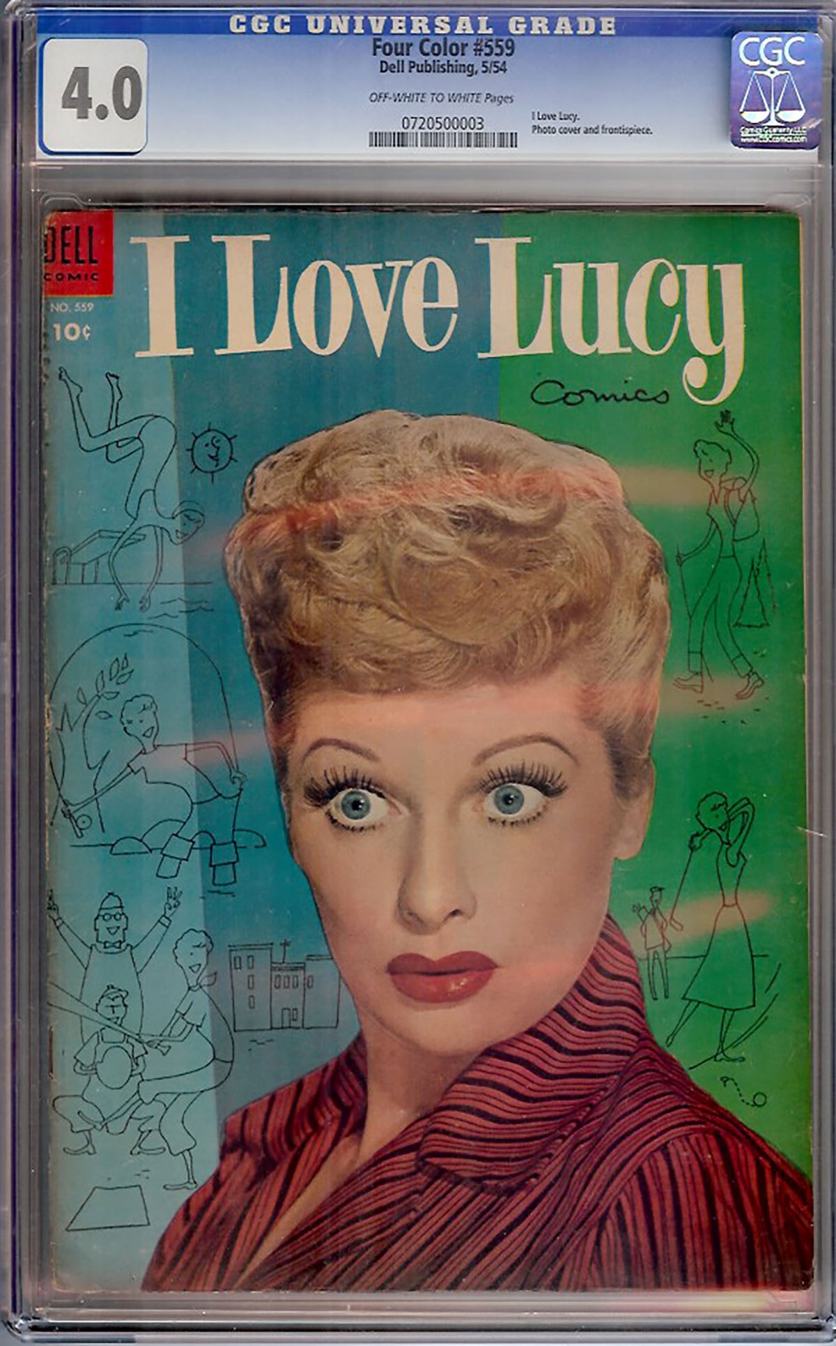 Four Color #559 (Dell, 1954) CGC 4.0 (1 of 1)