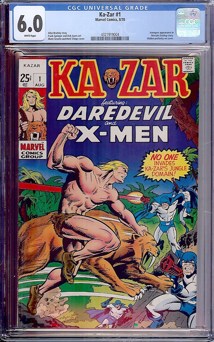 Ka-Zar #1 (Marvel, 1974) CGC 6.0 (1 of 1)