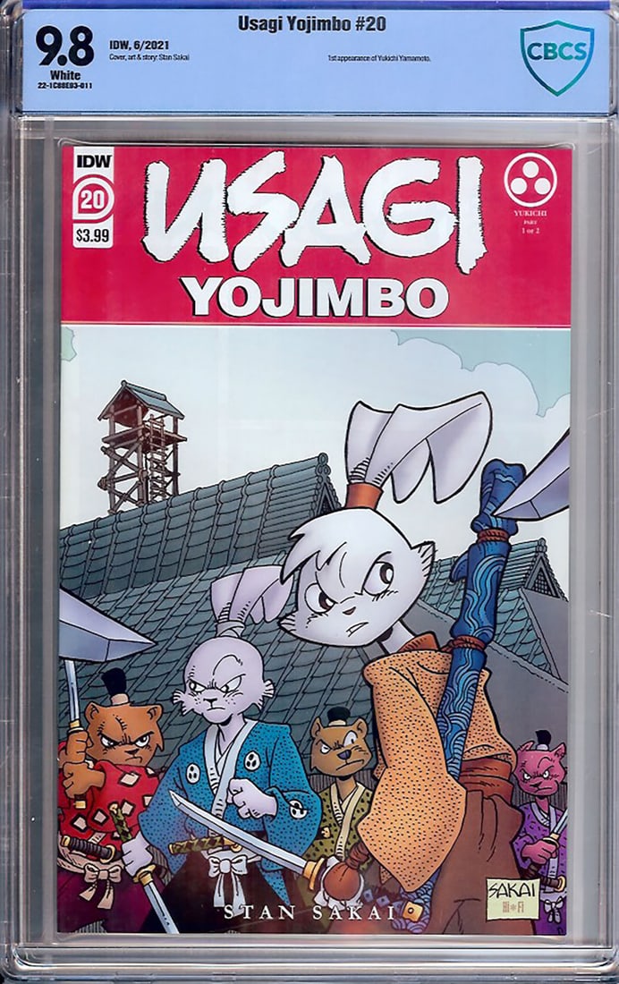 Usagi Yojimbo #20 (Dark Horse, 1990) CBCS 9.8 (1 of 1)