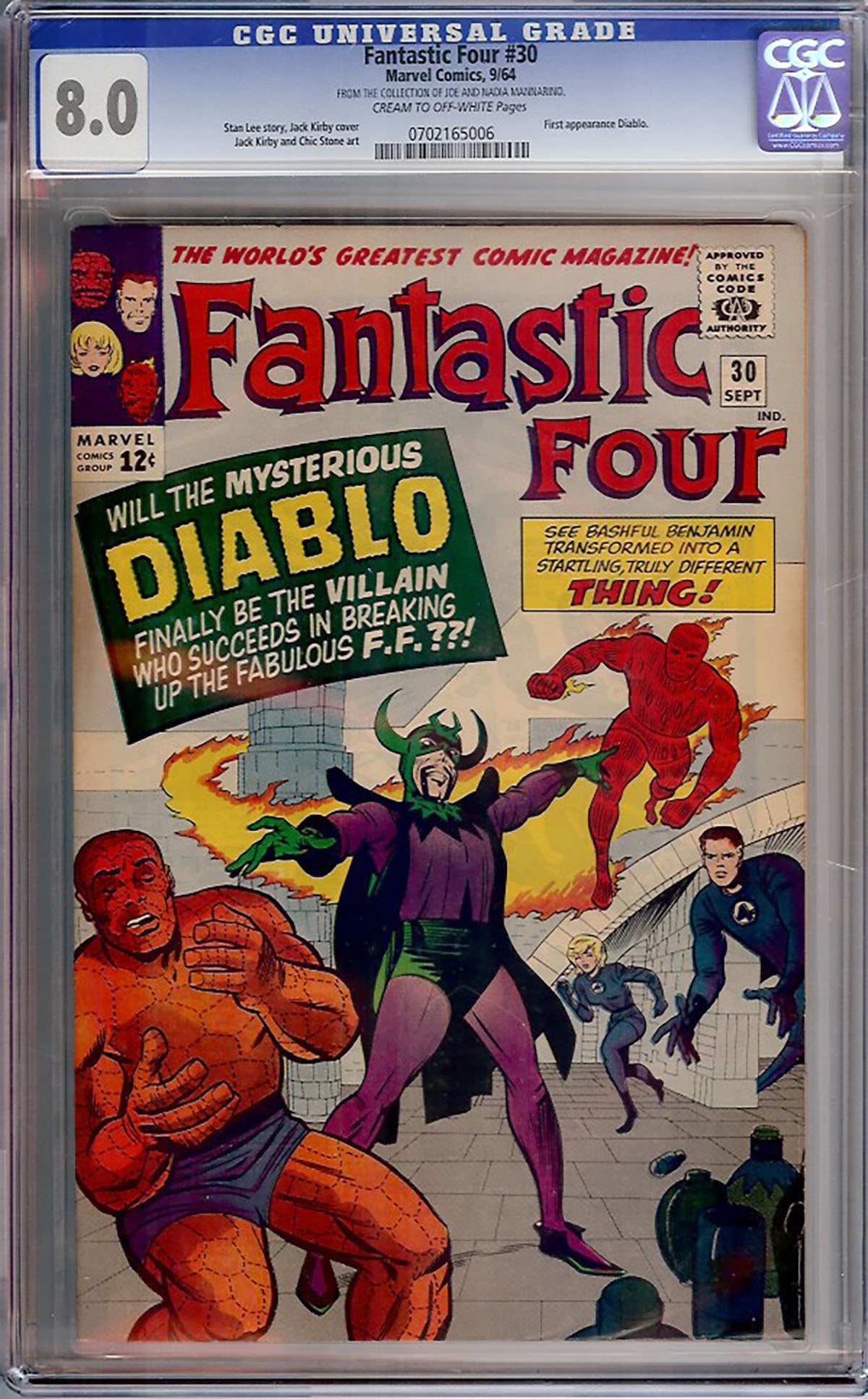 Fantastic Four #30 (Marvel, 1970) CGC 8.0 (1 of 1)