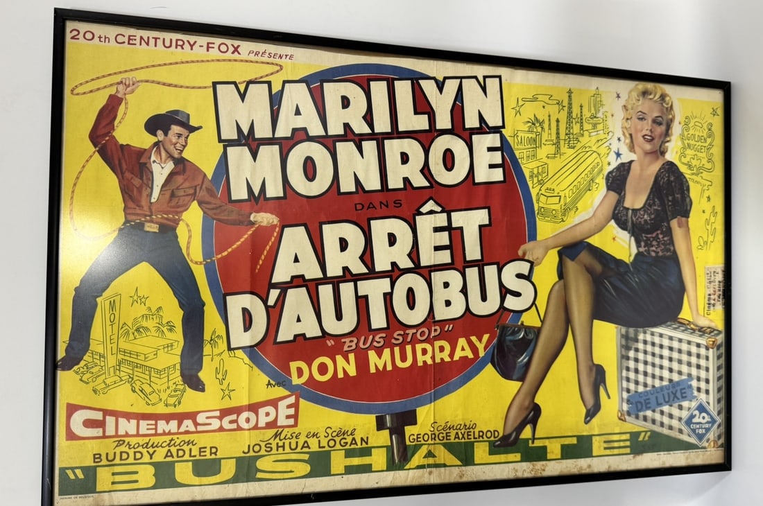 Framed “Arrêt d’Autobus" Starring Marilyn Monroe (1 of 1)