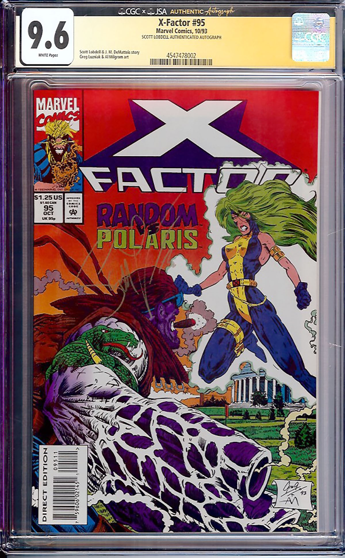X-Factor #95 (1994, Marvel) CGC 9.6 (1 of 1)