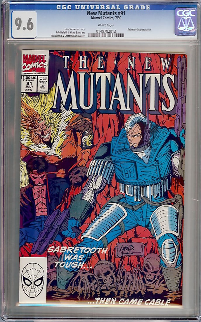 New Mutants #91 (1990, Marvel) CGC 9.6 (1 of 1)