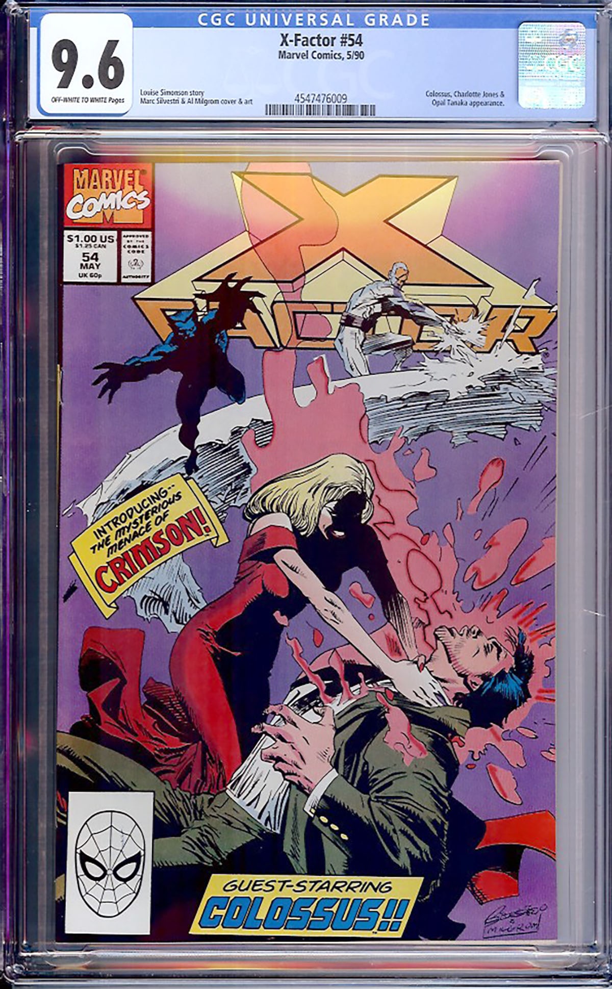 X-Factor #54 (1990, Marvel) CGC 9.6 (1 of 1)