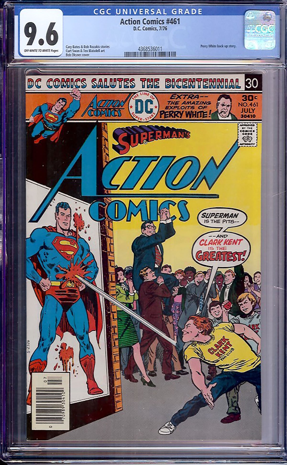 Action Comics #461 (1976, DC) CGC 9.6 (1 of 1)