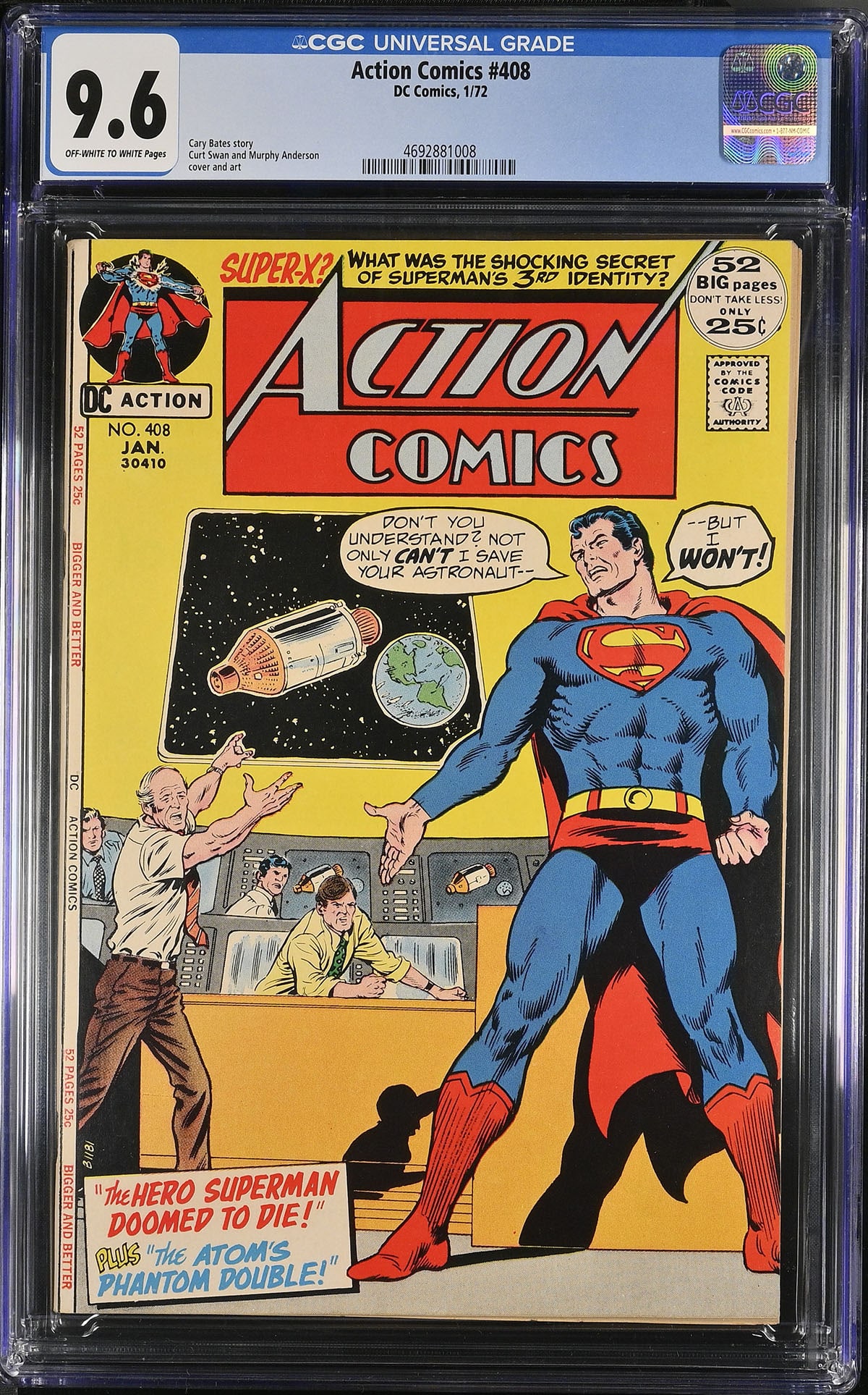 Action Comics #408 (1971, DC) CGC 9.6 (1 of 1)