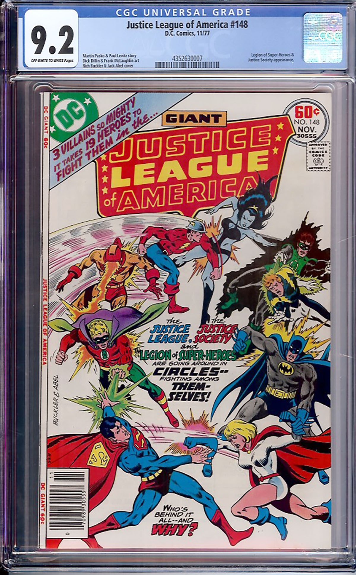 Justice League of America #148 (DC, 1977) CGC 9.2 Off-White to White Pages (1 of 1)