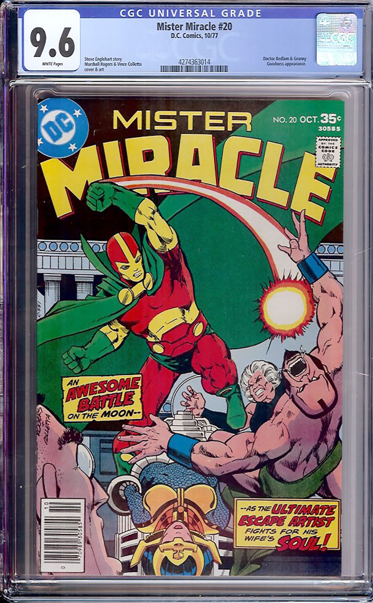 Mister Miracle #20 (DC, 1977) CGC 9.6 White Pages (1 of 1)