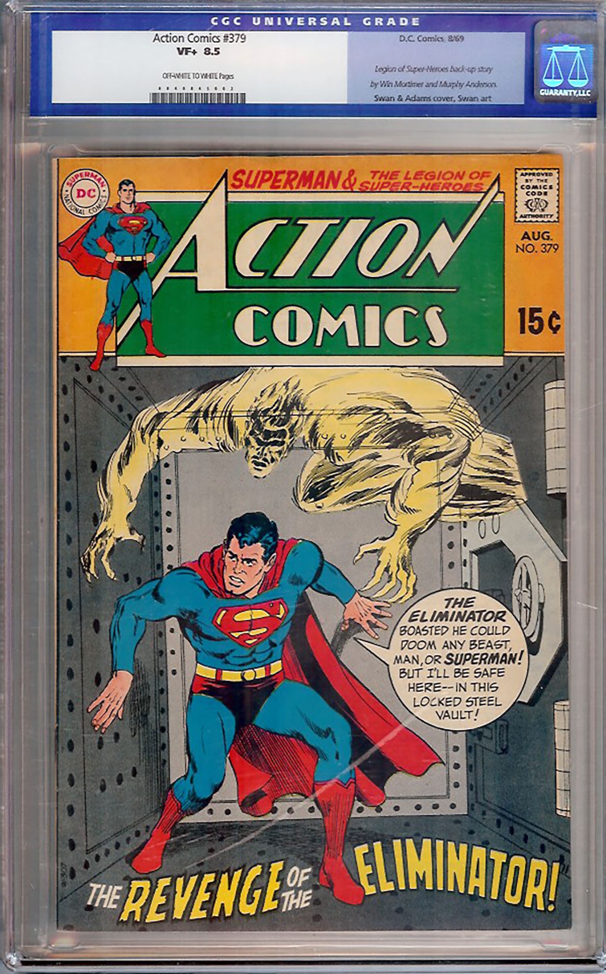 Action Comics #379 (1969, DC) CGC 8.5 (1 of 1)
