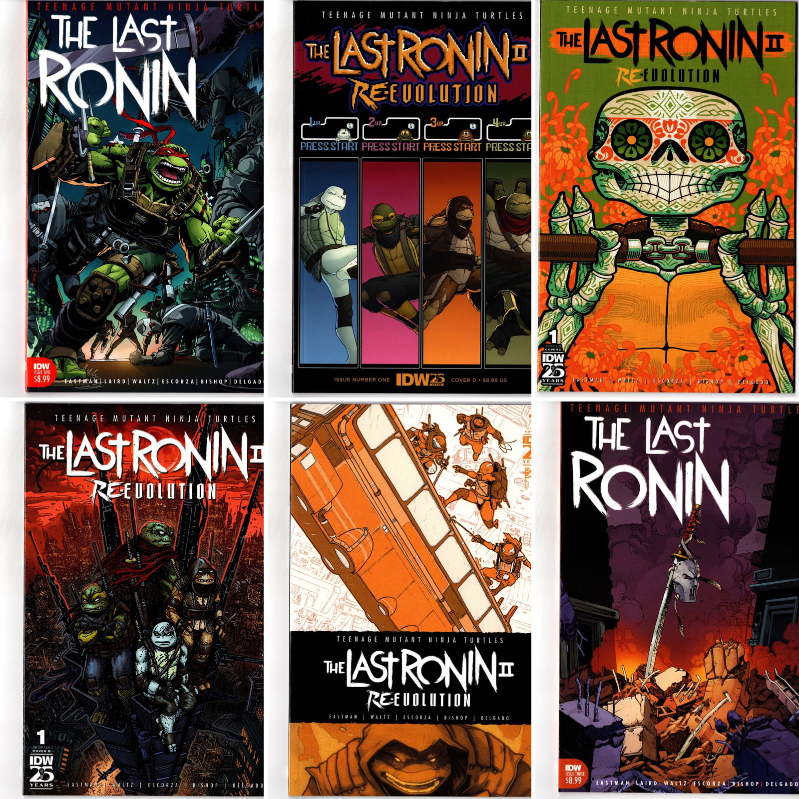 Teenage Mutant Ninja Turtles The Last Ronin II Re-Evolution #1 Variant Lot (6) (1 of 7)