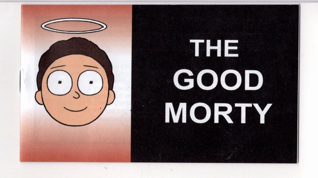 Rick and Morty The Good Morty #1 (2014) Season 1 DVD Insert 1st Comic Appearance: "Rick and Morty: The Good Morty #1 (2014) – Season 1 DVD Insert Mini Comic. Offered here is The Good Morty #1, a scarce promotional mini comic originally distributed as an insert with early Season 1
