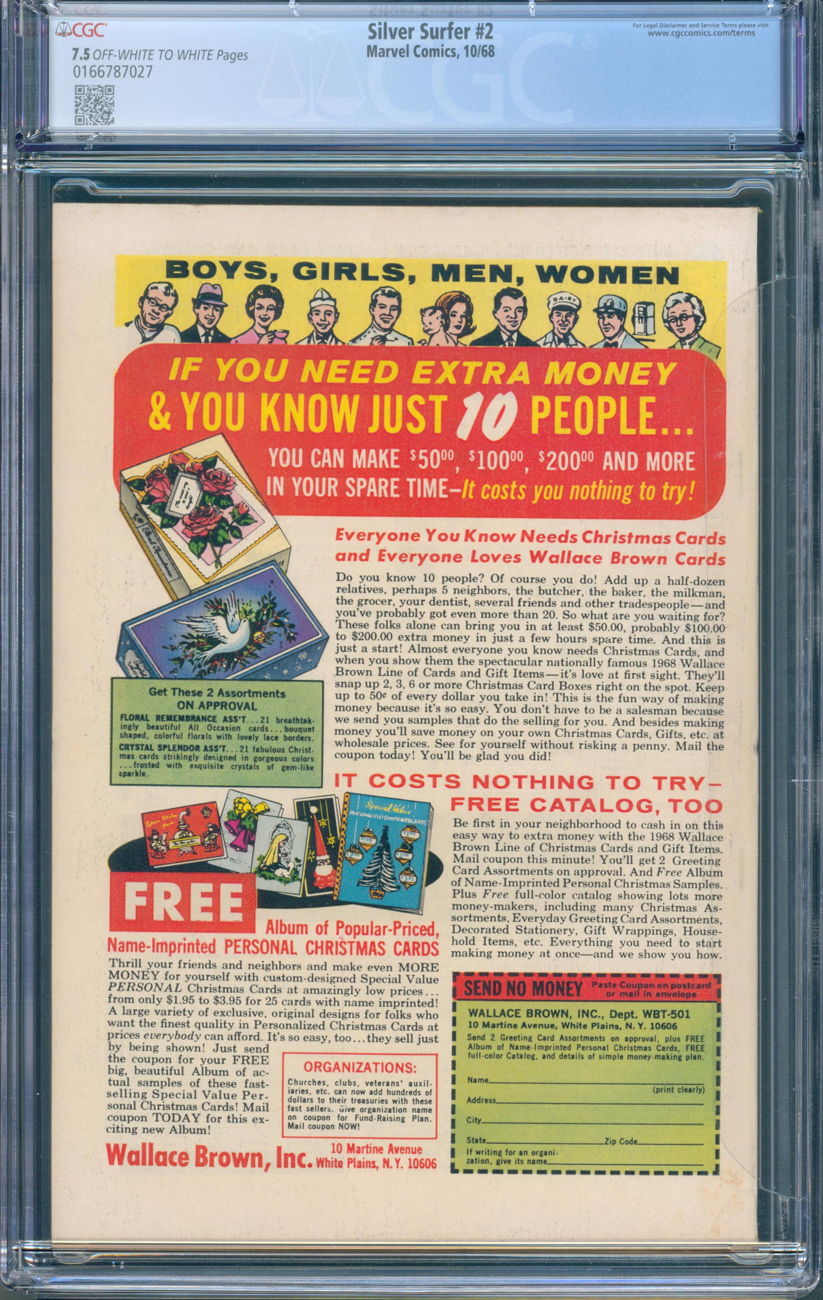 Silver Surfer #2 (Marvel, 1968) CGC 7.5 — KEY - 2