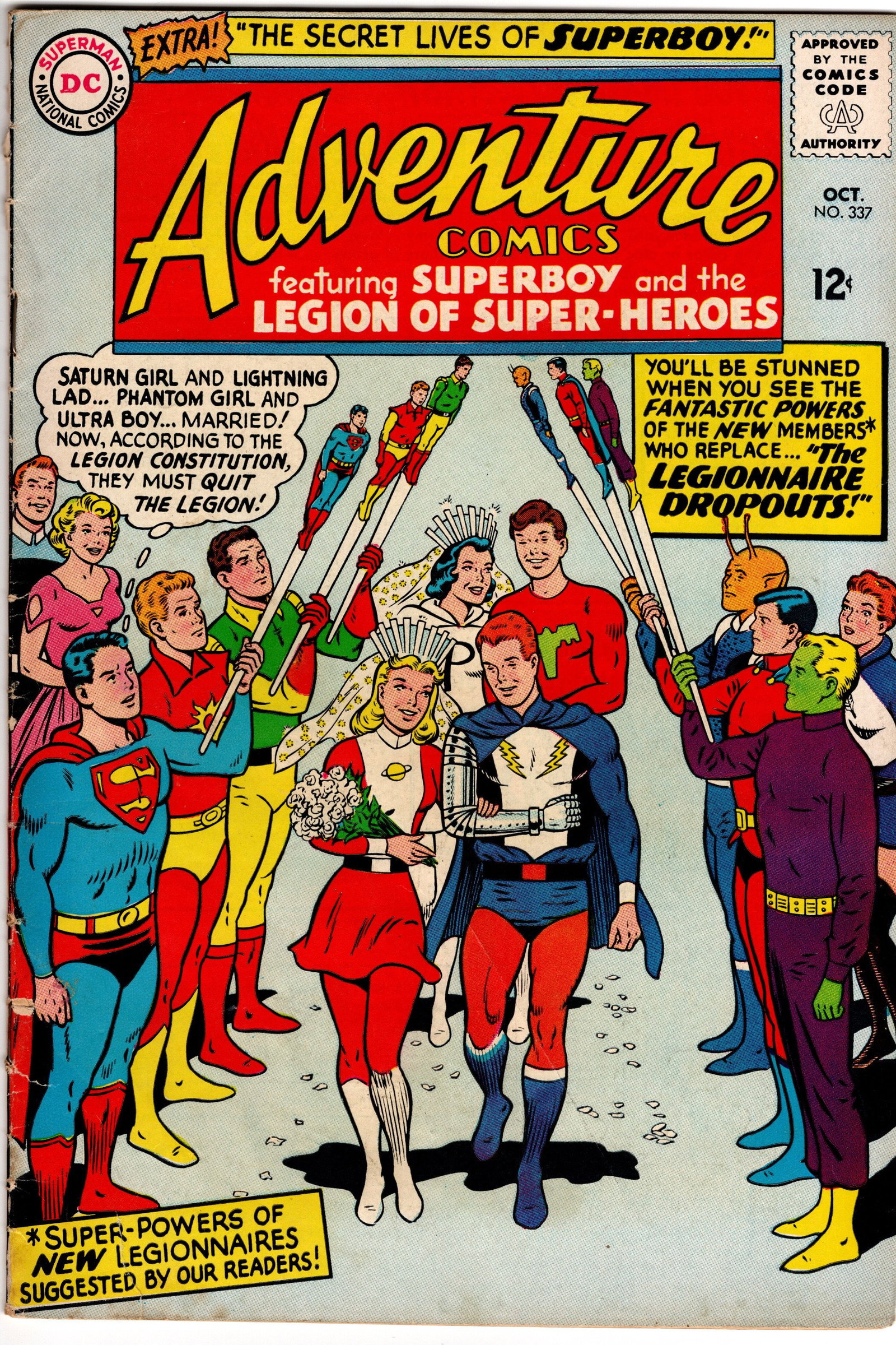 Adventure Comics #337 Silver Age DC (1 of 1)