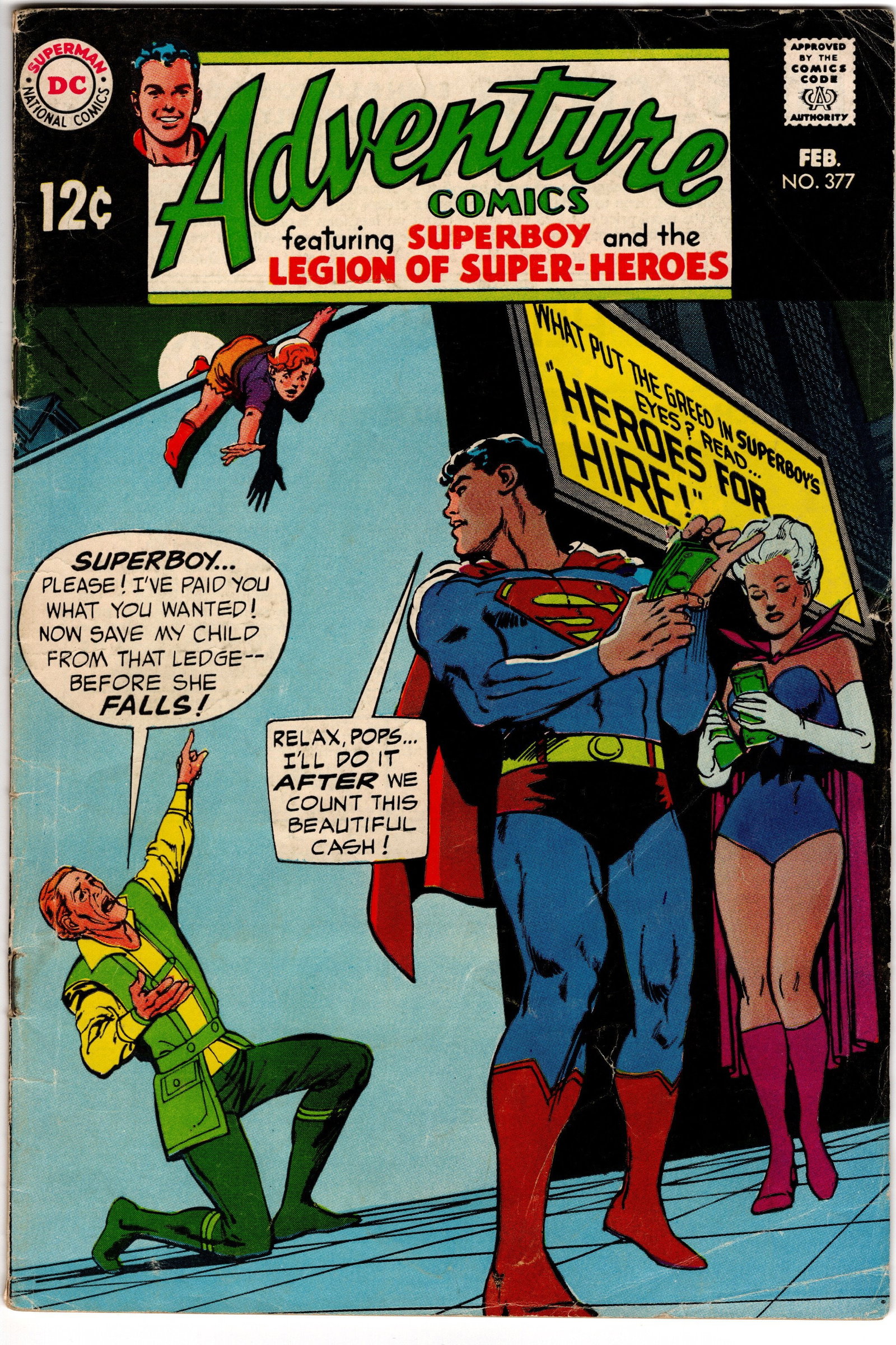 Adventure Comics #377 Silver Age DC (1 of 1)