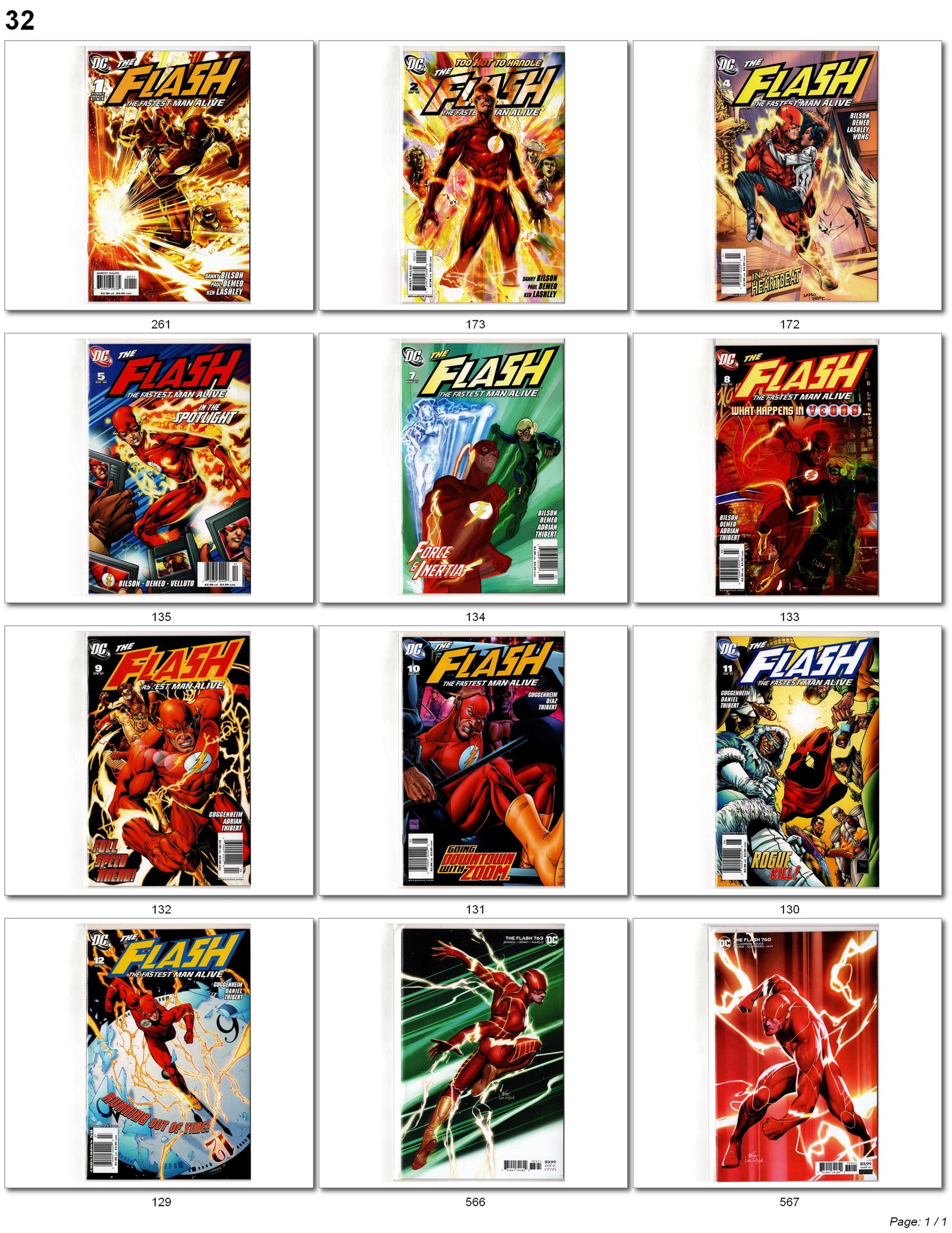 Flash Modern DC Comic Lot (1 of 1)